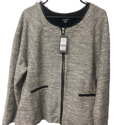 Women’s Autograph Size 22 Winter Coat Black  / Grey / Pattern 