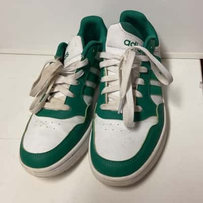 Adidas Mens  Size 7 Sneakers Green / White 