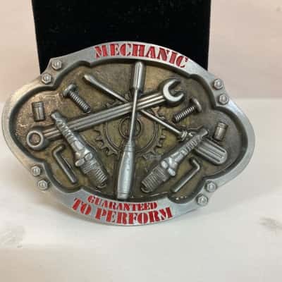 Mechanic Guaranteed To Preform Belt Buckle