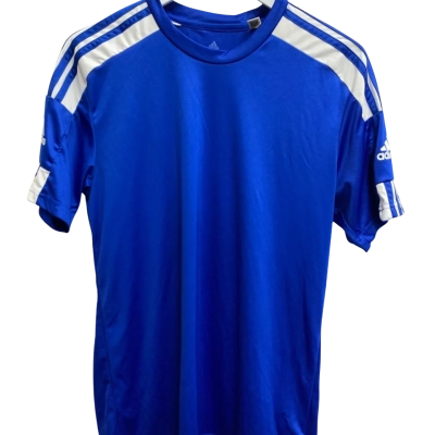 Adidas Mens  Size M Short Sleeve Sports T-shirt Blue / White 