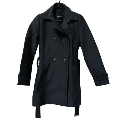 Forever New Womens  Size 10 Trench Coat Black  
