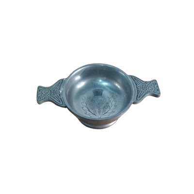 Traditional Scottish Pewter Quaich
