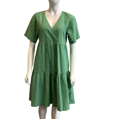 Gorman Women's Size 6 Short Sleeved Mini Dress Green 