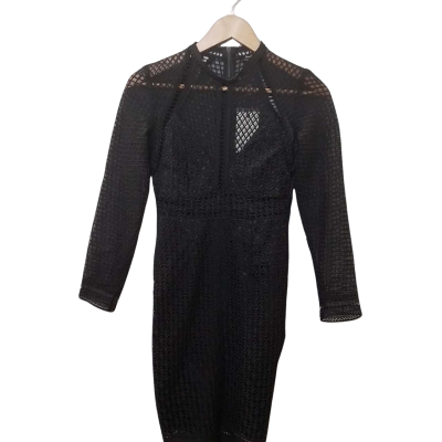 Bardōt Womens Size 6 Bodycon Dress / Maxi Dress Black  