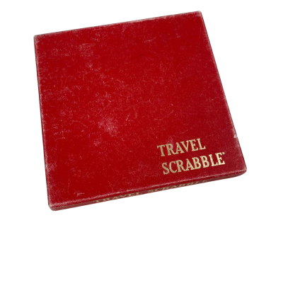 Vintage travel scrabble