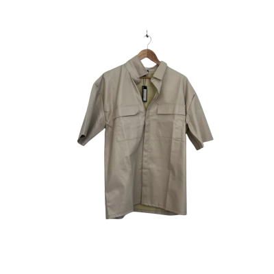 Boohoo / Man Mens  Size M Button-Up Jacket Beige / Cream 