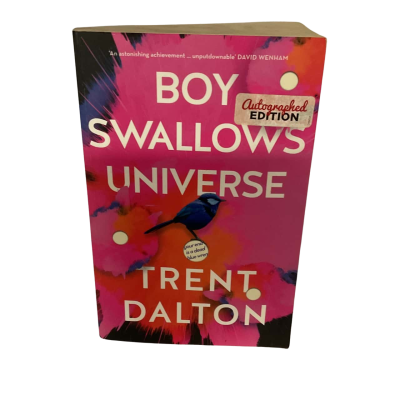 Autographed Edition Boy Swallows Universe by Trent Dalton