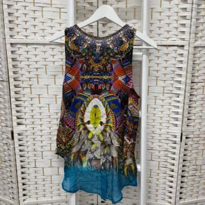 Camilla Womens  Size 2 Blouse Multicoloured 