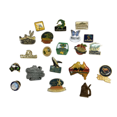 Australian Themed Pin Badges x 20