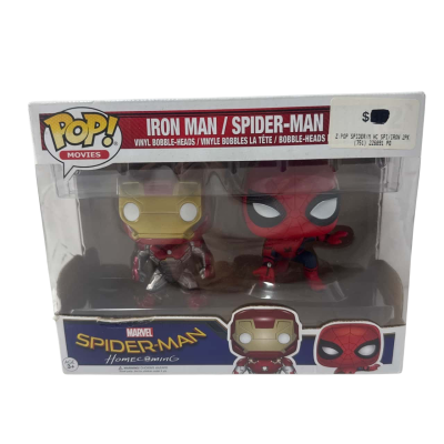 Pop Marvel iron man and Spider-man
