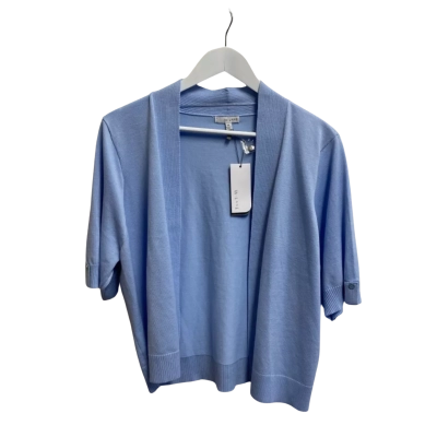 W. Lane Womens  Size XXL Shelly Beach Blue Button Cardi