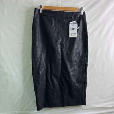 Bardōt Womens Size 8 Midi Skirt Black BNWT