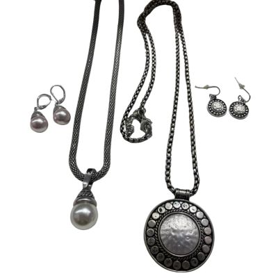 COSTUME Women’s SILVER jewellery set 