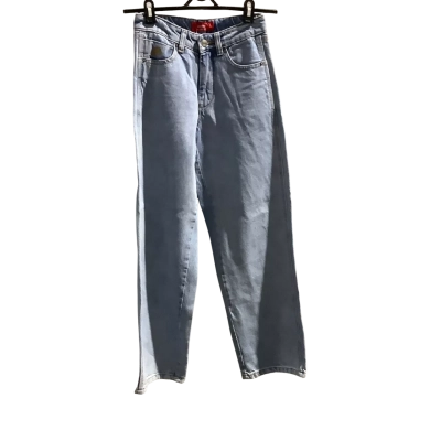 Worship Womens  Size 4 Wide Leg Jeans Blue Denim