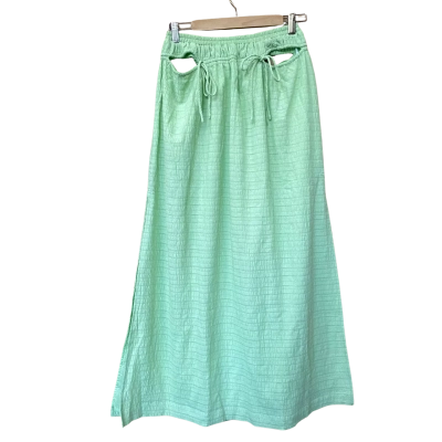 Sovere Lime Green Hip-Cutout Skirt Size 10  