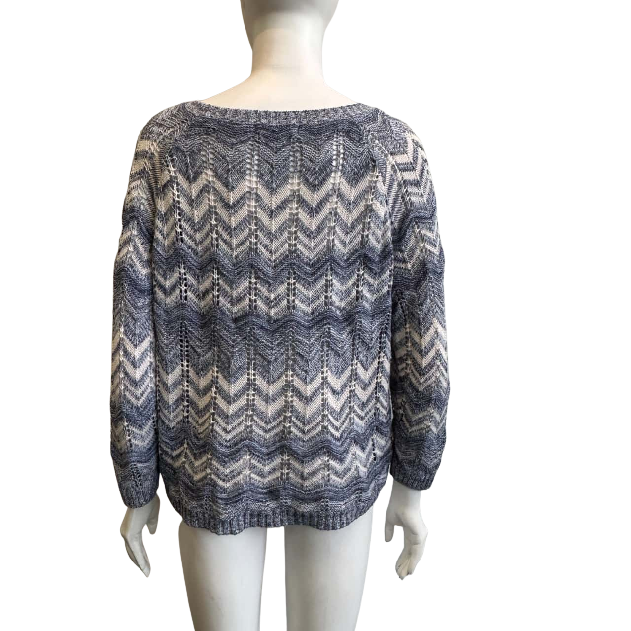 Just Jeans Women s Size L Knit Jumper Blue Mix s