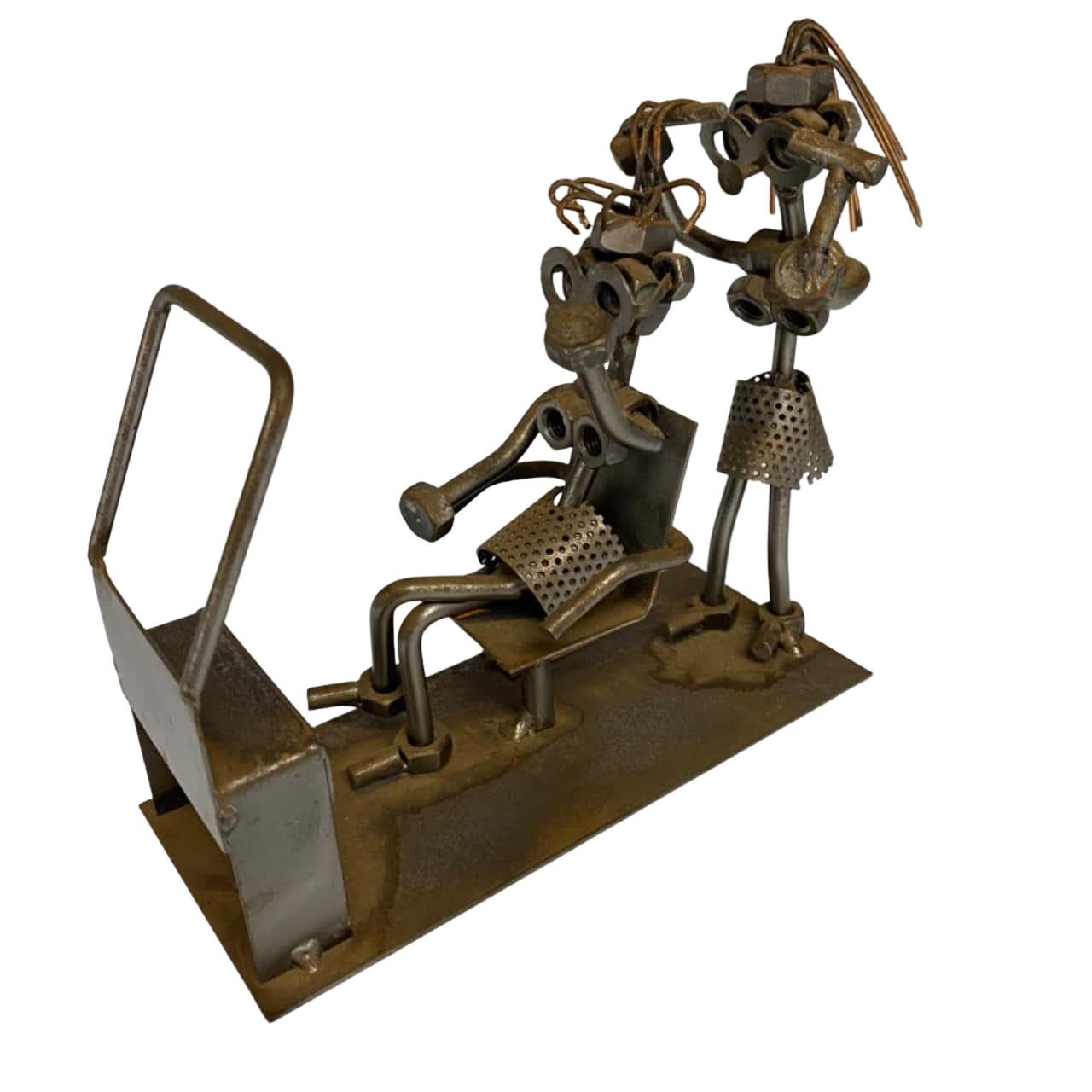 Nuts & Bolts ‘Hairdresser’ Sculpture