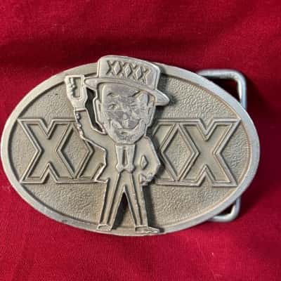  Men's XXXX Beer Belt Buckle