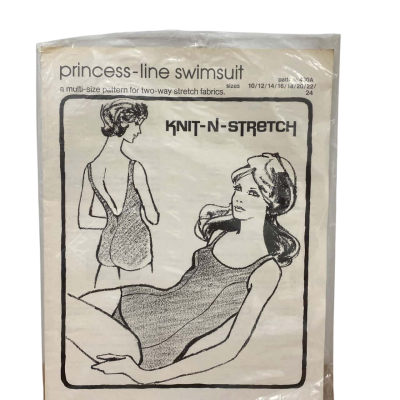Knit-N-Stretch Princess-line swimsuit 