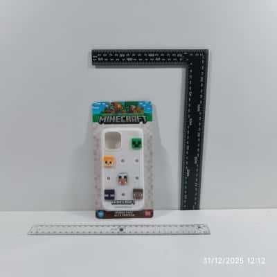 Minecraft iPhone 12 Case with Poppers As New PreOwned 