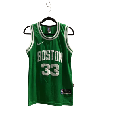 NBA Mens  Size S Green / White Boston Celtics Larry Bird #33  Singlet