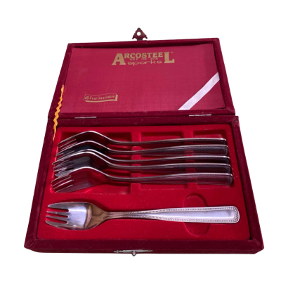 Arcosteel Set of Six Vintage Sporks