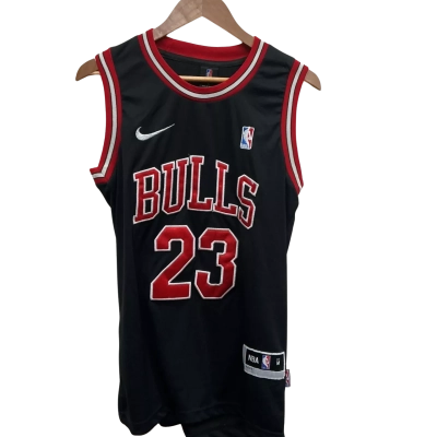 NBA Mens Jersey size m “Bulls Jordan #23” Black  / Red 