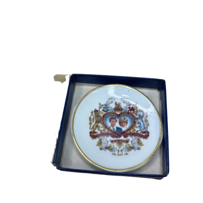 Finsbury Commemorative Small Plate Royal Wedding Prince Charles and Diana