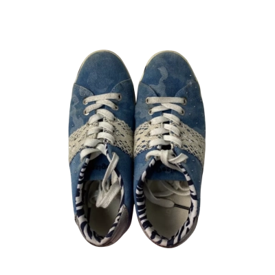 Desigual Womens Shoes Size 6 Blue denim Future is now