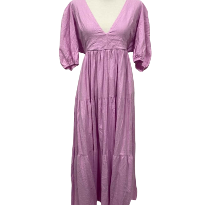 Seven Wonders Womens  Size 12 Maxi Dress Purple 
