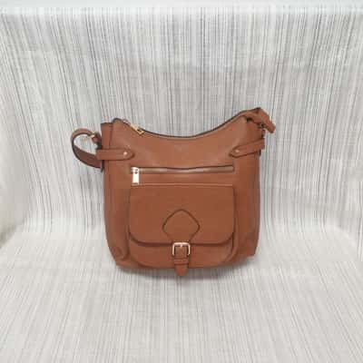 Marikai Classy/ Brown Pocket Front /Crossbody /Shoulder /Handbag 