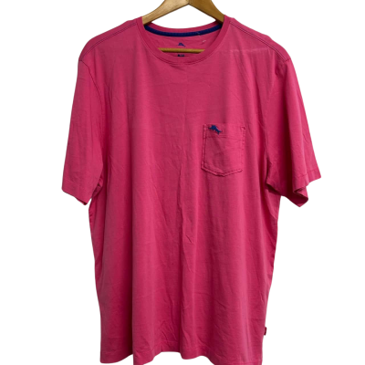 Tommy Bahama Mens Size M Pink T-Shirt  