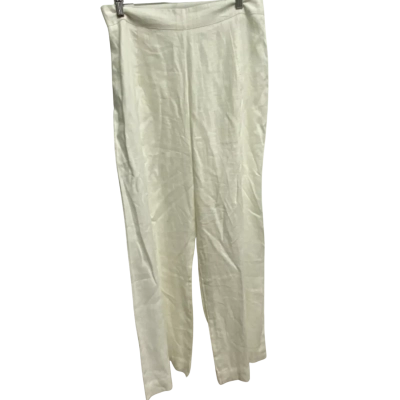  Womens  Size 14 Ankle Length Pants White 