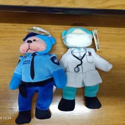 BK beanie Bears  " essential workers" 2 bears