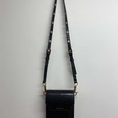 Sans Beast - Cross Body Black Leather Bag   