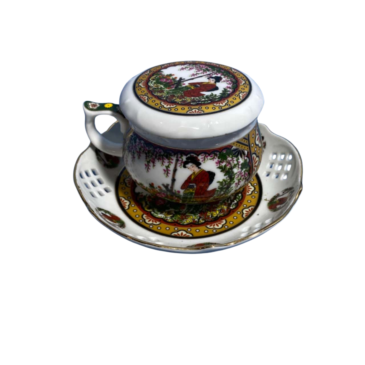 Asian Style Porcelain Tea Cup Set (s)