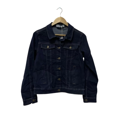 Suzannegrae Womens  Size S Denim Jacket Navy Blue 