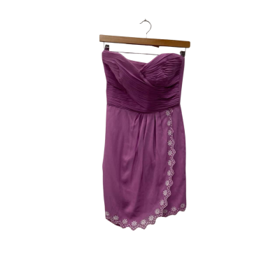 alice McCall Womens  Size 8 Strapless Pleated Dress Purple/Violet 