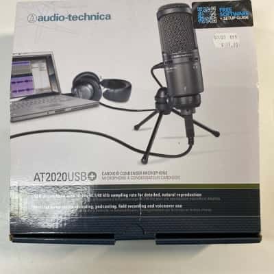 Audio-Technica AT2020USB Back Electret Condenser Type USB Microphone Japan