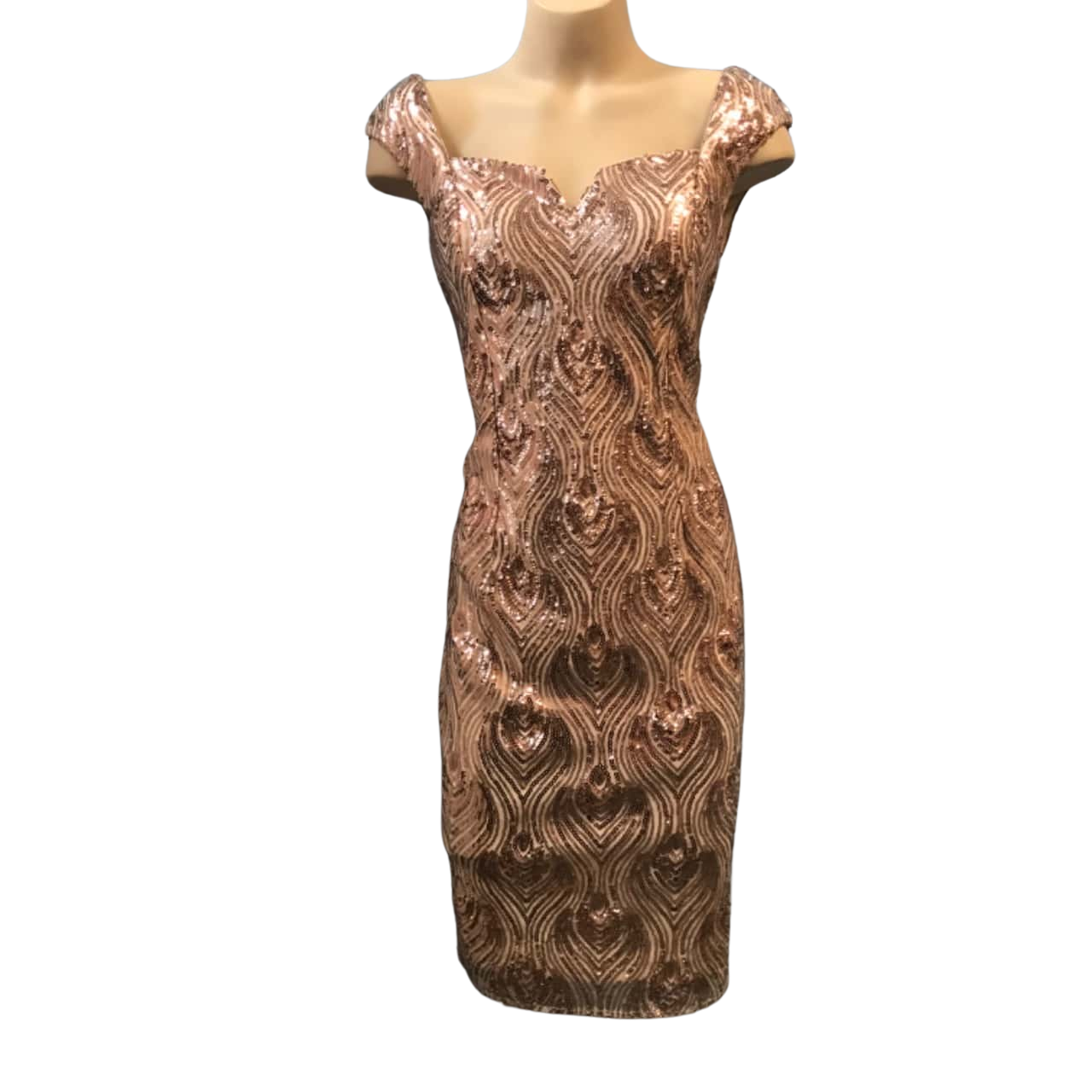 Mei Sequin Bow Dress main image 0