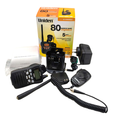 Uniden 80 Narrow Band Channels CB Handheld Radio  (small elec)