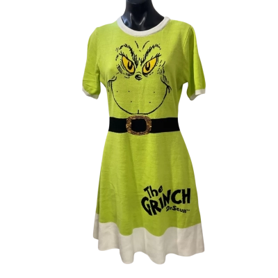 The GRINCH   Size 12 Casual Dress Green 