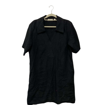 Country Road Organic French linen  Size 10 Black  dress