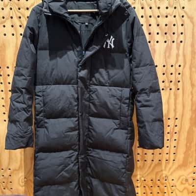 MLB Genuine Merchandise New York Yankees Mens  Size XS longline hooded Puffer Black  