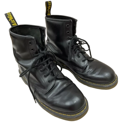 Dr Martens 1460 Black Smooth Leather Combat Boots UK:11 / US:12