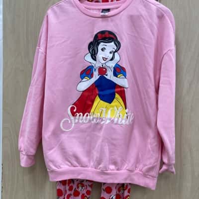 Disney Womens  Size 8 Pink  PJ Set (4)