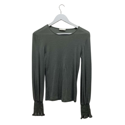 Emily’s $15 Fashion Frenzy! Kookai Size S Long Sleeve pretty Olive Top