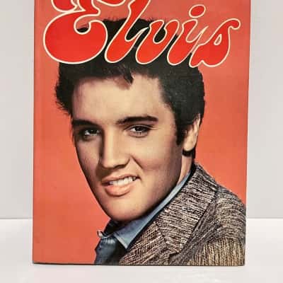 Large Vintage ELVIS 1977 Paperback Picture Book (Summit Books)