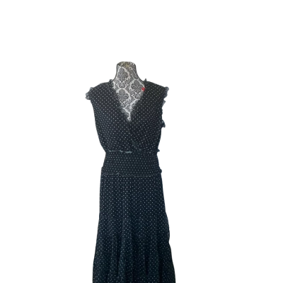 Liz Jordan Womens  Size 14 Maxi Dress Black  