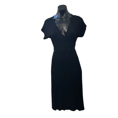 David Lawrence Womens  Size M Casual Dress Black  